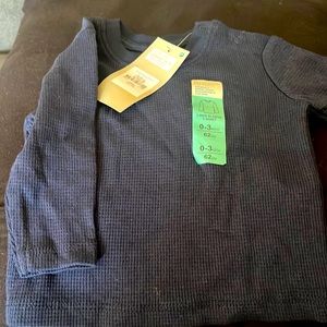 0-3 months baby boy long sleeve shirt